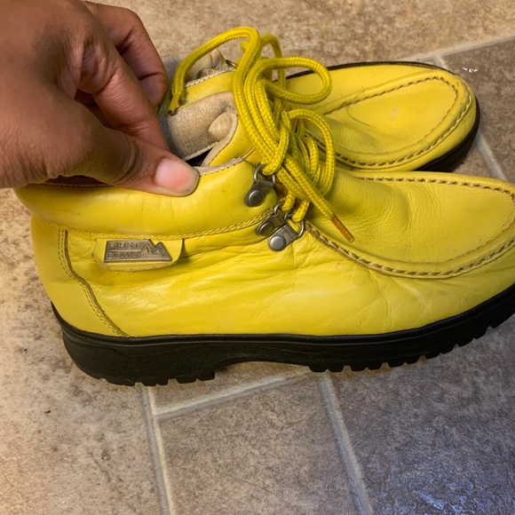 Shoes | 9s Vintage Yellow Boots | Poshmark